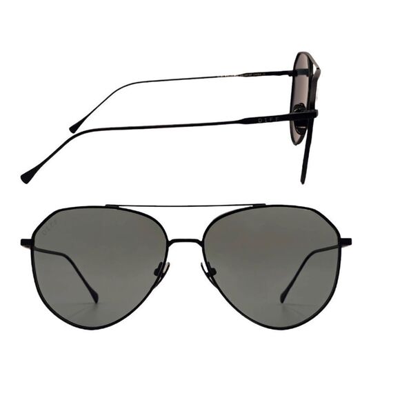 Diff unisex black aviatior UV 400 polarized sunglasses Brand Brat New main image 8